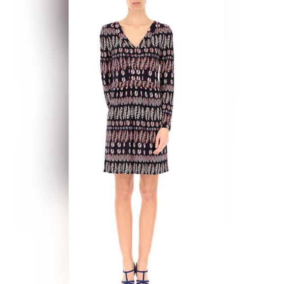 NWT Tory Burch Long-Sleeve Jersey Dress Size XL - Picture 2 of 6